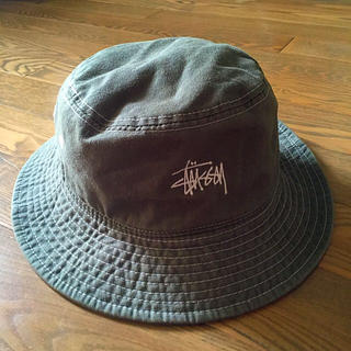 ステューシー(STUSSY)のStussy カーキハット 56cm(ハット)