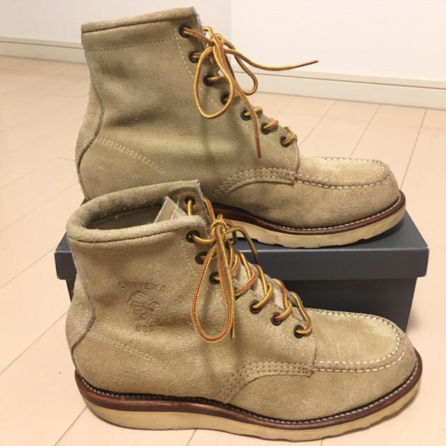 CHIPPEWA(チペワ)の最終価格★美品★ Chippewa(チペワ) スウェード モックトゥブーツ メンズの靴/シューズ(ブーツ)の商品写真