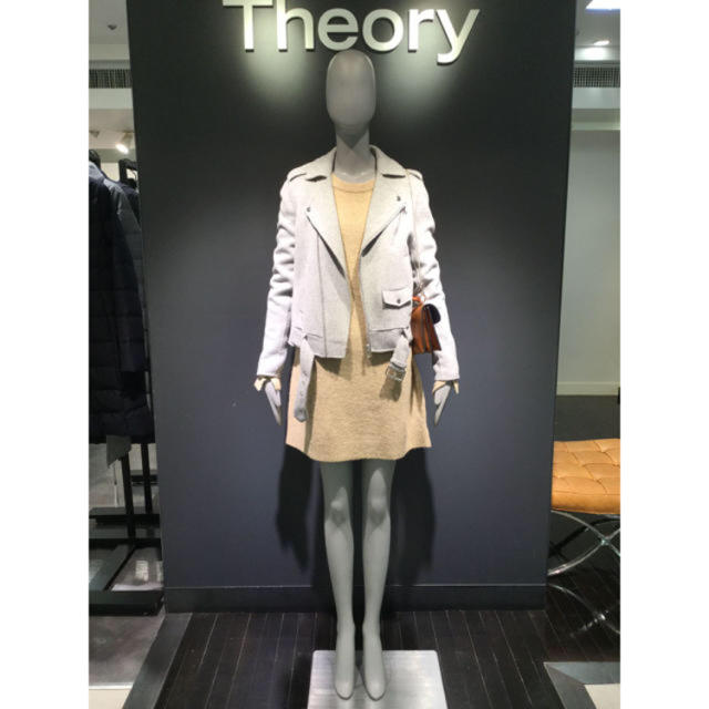 theory(セオリー)のTheory カシミヤライダースジャケット レディースのジャケット/アウター(ライダースジャケット)の商品写真