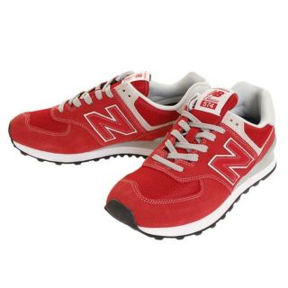 ニューバランス(New Balance)のニューバランススニーカー/22㎝/レッド/574/新品 レディース、キッズなど(スニーカー)