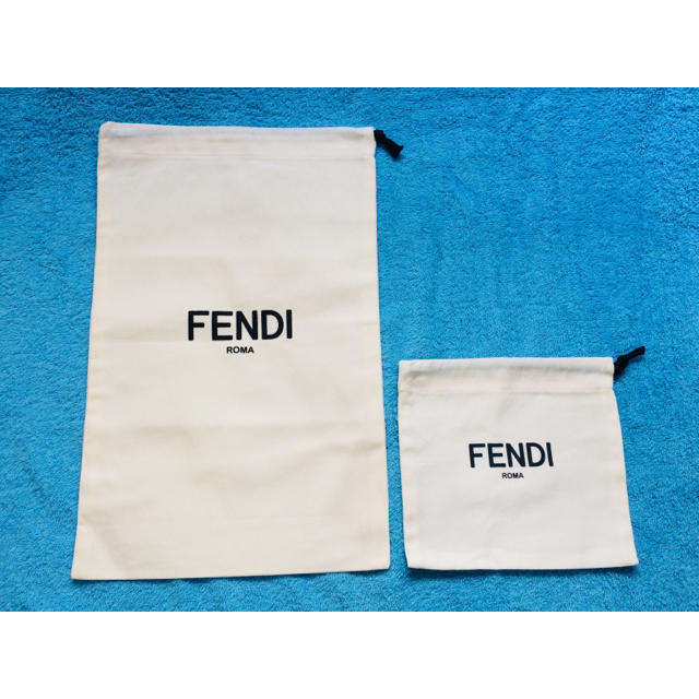 FENDI(フェンディ)のFENDIの巾着袋 大 小 2点セット 未使用 レディースのバッグ(その他)の商品写真