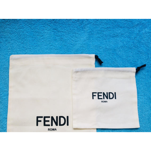 FENDI(フェンディ)のFENDIの巾着袋 大 小 2点セット 未使用 レディースのバッグ(その他)の商品写真