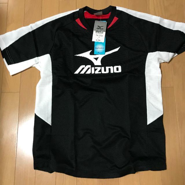 MIZUNO(ミズノ)のミズノ　ドライサイエンス　SPTシャツ　黒/赤　Mサイズ メンズのトップス(Tシャツ/カットソー(半袖/袖なし))の商品写真