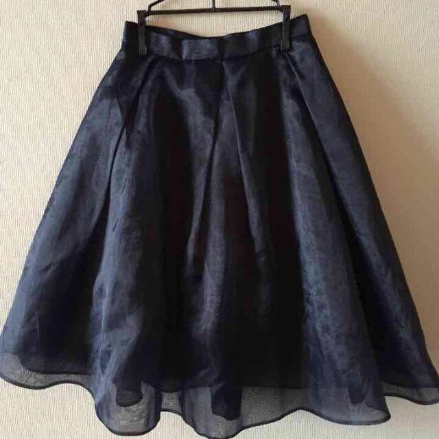 FRAY I.D(フレイアイディー)のフレイアイディーオーガンジースカート レディースのスカート(ひざ丈スカート)の商品写真