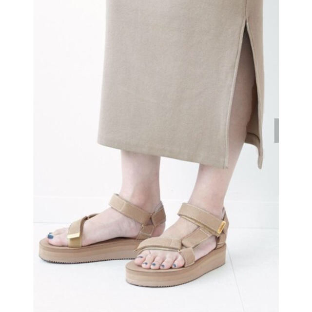 SUICOKE SUEDE SANDAL  ベージュ  36  【新品】