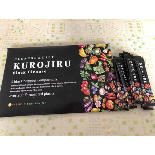 FABIUS(ファビウス)のKUROJIRU Black Cleanse   黒汁 コスメ/美容のダイエット(ダイエット食品)の商品写真