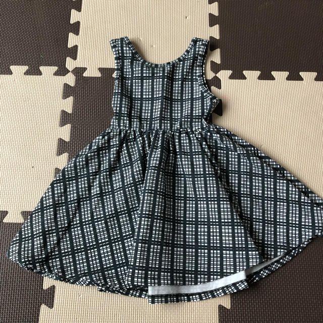 EMODA(エモダ)のEMODAチェックタンクトップワンピース100S キッズ/ベビー/マタニティのキッズ服女の子用(90cm~)(ワンピース)の商品写真