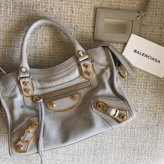 BALENCIAGA ミニシティ ゴールド smk-koperasi.sch.id