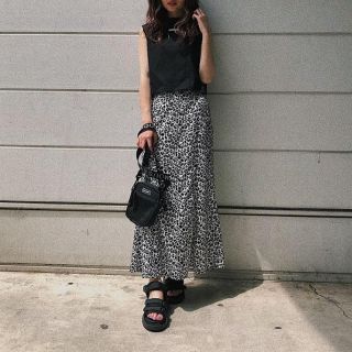 マウジー(moussy)の新作即完売♡MOUSSY leopard maxi スカート♡レオパードスカート(ロングスカート)