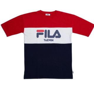 フィラ(FILA)のテミン × FILA T-shirt (Lサイズ)(アイドルグッズ)