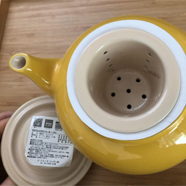 LE CREUSET(ルクルーゼ)のル・クルーゼ ティポット&カップ インテリア/住まい/日用品のキッチン/食器(食器)の商品写真