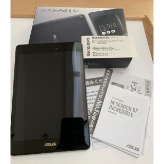 エイスース(ASUS)のASUS SIMフリー ZenPad 3 8.0 (Z581KL) ブラック(タブレット)