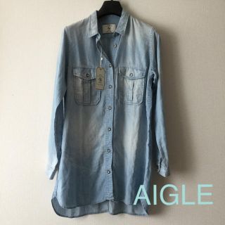 エーグル(AIGLE)のAIGLE＊デニムシャツワンピース(ひざ丈ワンピース)