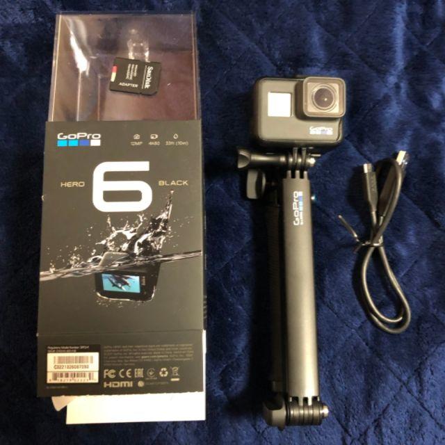 カメラGoPro HERO6 Black ウェアラブルカメラ CHDHX-601-FW