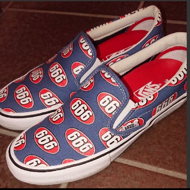 Supreme(シュプリーム)のSupreme / Vans   666 Slip-On Navy メンズの靴/シューズ(スニーカー)の商品写真