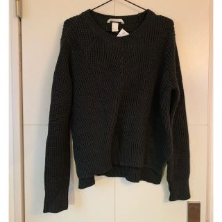 エイチアンドエム(H&M)の！ブラック系 新品未使用 H&M 厚めニット セーター (ニット/セーター)