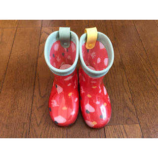 kukka hippo ディズニー ミニー 赤 長靴 14cm(長靴/レインシューズ)