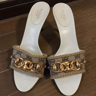 グッチ(Gucci)の売約済み！！美品♡GUCCI♡サンダル /ミュール♡美品♡35 1/2 C(ミュール)