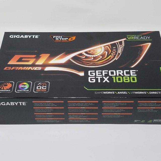 GIGABYTE GTX1080 GV-N1080G1 GAMING-8GD