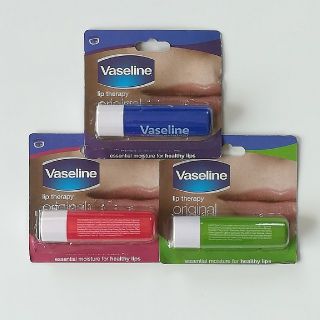 ヴァセリン(Vaseline)のヴァセリン リップ スティック 4.8g３種セット(リップケア/リップクリーム)