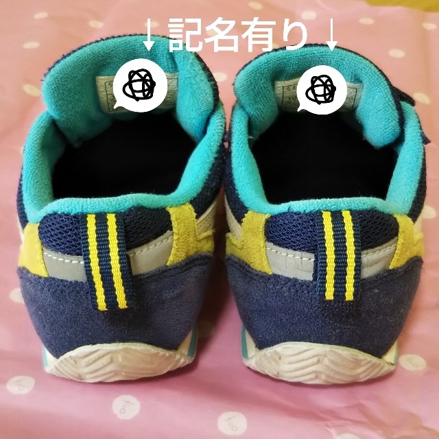 asics(アシックス)のasics 17.5cm キッズ/ベビー/マタニティのキッズ靴/シューズ(15cm~)(スニーカー)の商品写真