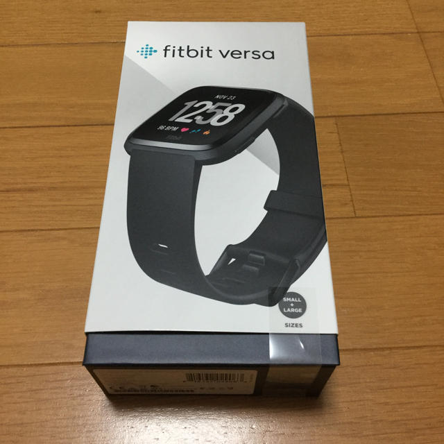 fitbit versaブラック 新品未開封