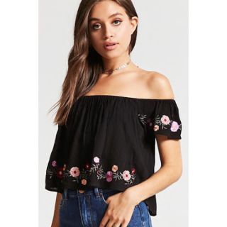 フォーエバートゥエンティーワン(FOREVER 21)のオフショルトップス(カットソー(半袖/袖なし))