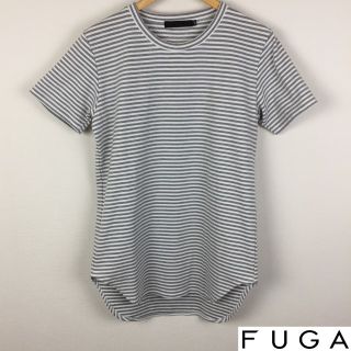 フーガ(FUGA)の美品 FUGA フーガ 半袖カットソー ボーダー サイズ46(Tシャツ/カットソー(半袖/袖なし))
