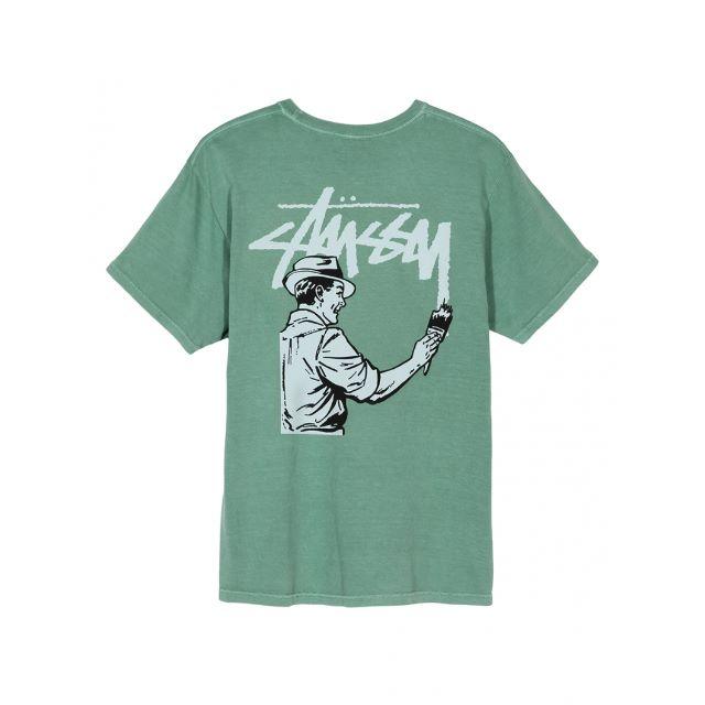 STUSSY / Painter Tee / セージグリーン