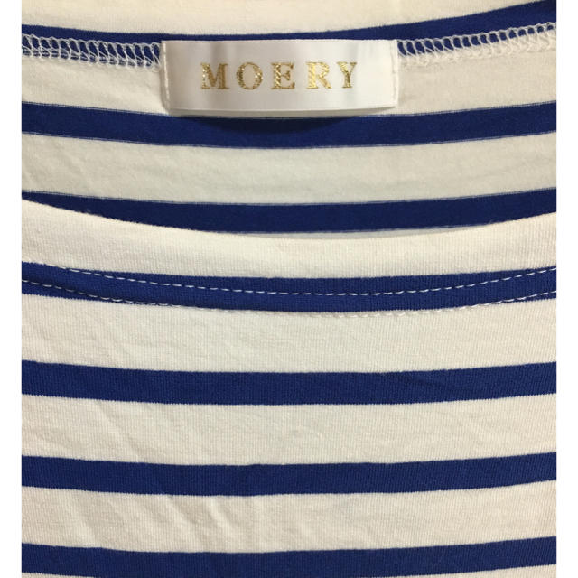 MOERY(モエリー)のモエリー ボーダーTシャツ オフショル カットソー moery レディースのトップス(Tシャツ(半袖/袖なし))の商品写真