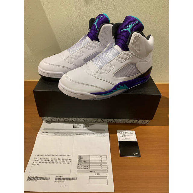 靴/シューズ本日限定価格 NIKE AIRJORDAN5 〝fresh prince〟 新品