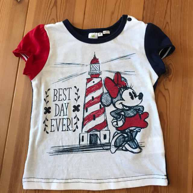 Disney(ディズニー)のキッズ Tシャツ ディズニー ミニー キッズ/ベビー/マタニティのキッズ服女の子用(90cm~)(Tシャツ/カットソー)の商品写真