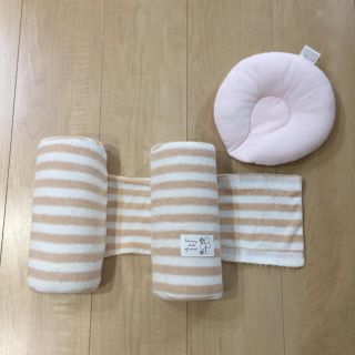 寝返り防止クッション  赤ちゃん枕  2点セット(敷パッド)