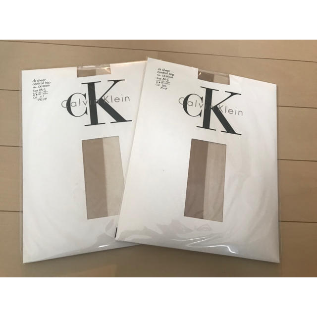 Calvin Klein(カルバンクライン)の【新品未使用】カルバンクライン  ストッキング  2枚セット レディースのレッグウェア(タイツ/ストッキング)の商品写真