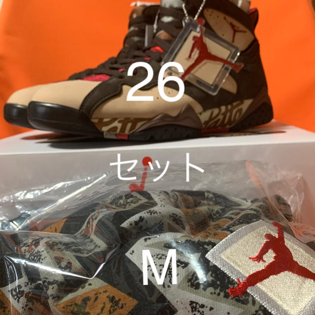 NIKE(ナイキ)のセット  Air Jordan 7 Retro Patta と tシャツ メンズの靴/シューズ(スニーカー)の商品写真