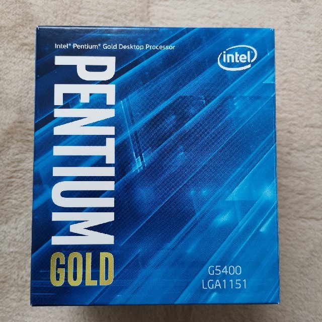 新品未開封/intel PENTIUM GOLD G5400PC/タブレット