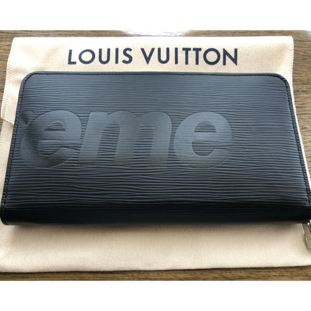 LOUIS VUITTON(ルイヴィトン)の【本物 正規品 美品】LOUIS VUITTON×SUPREME 長財布 エピ メンズのファッション小物(長財布)の商品写真