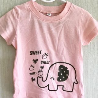 ニシマツヤ(西松屋)のピンクＴシャツ 95(Tシャツ/カットソー)