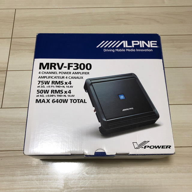 アット様専用 ALPINE 4チャンネル パワー・アンプ MRV-F300 - ceeac.com.br