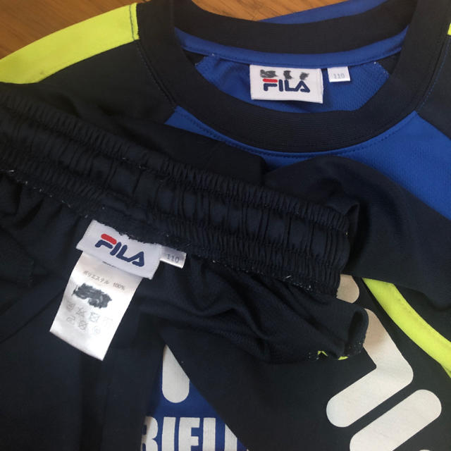 FILA(フィラ)のひつじ様専用  半袖、半ズボンセット 110センチ キッズ/ベビー/マタニティのキッズ服男の子用(90cm~)(Tシャツ/カットソー)の商品写真