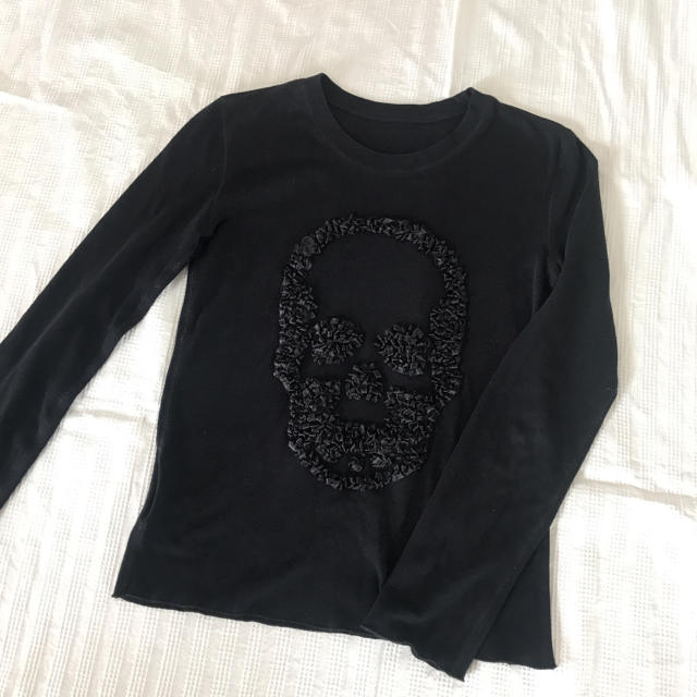 売れ筋通販 Lucien pellat-finet/ルシアンペラフィネ 黒ロンT Tシャツ