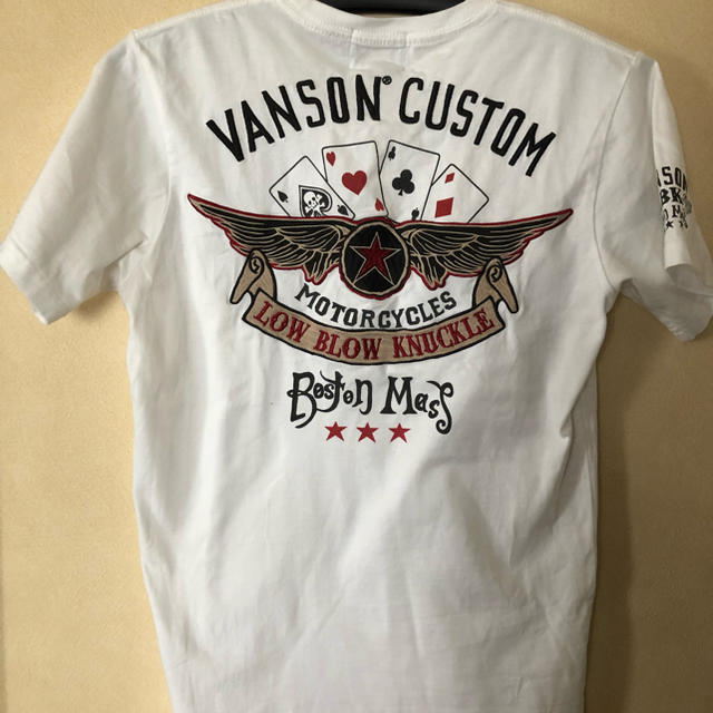 VANSON(バンソン)の美品 バンソ Tシャツ Ｍサイズ VANSON メンズのトップス(Tシャツ/カットソー(半袖/袖なし))の商品写真