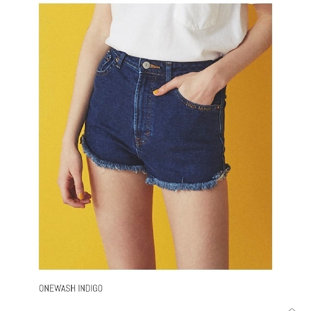 Juemi DENIM SHORTS タグ付き