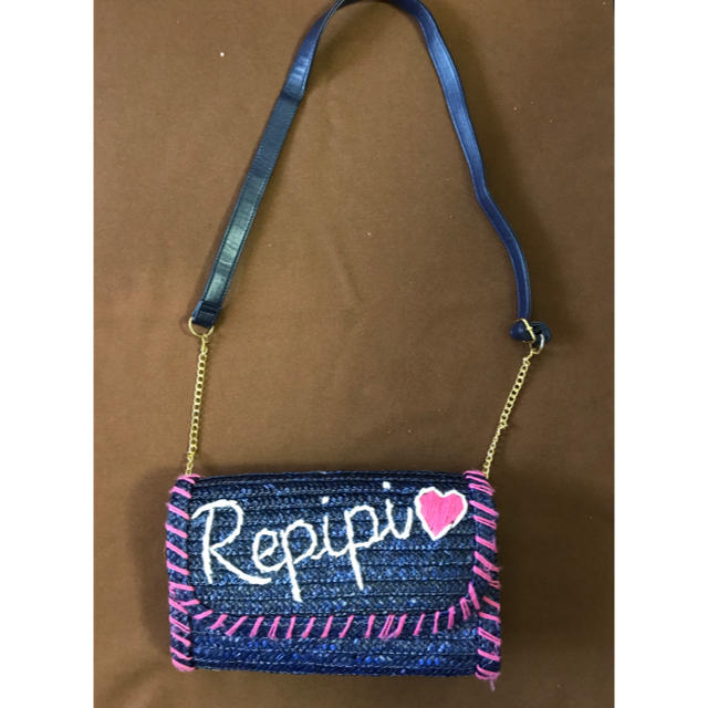 repipi armario(レピピアルマリオ)のレピピ ストローショルダーバッグ レディースのバッグ(かごバッグ/ストローバッグ)の商品写真