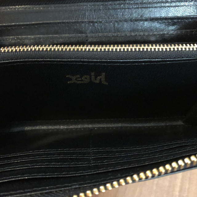 X-girl(エックスガール)のX-girl エックスガール 長財布 ウォレット 黒 新品 レディースのファッション小物(財布)の商品写真