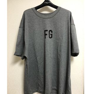 フィアオブゴッド(FEAR OF GOD)のフィア オブ ゴッド ロゴ Tシャツ カットソー L グレー (Tシャツ/カットソー(半袖/袖なし))