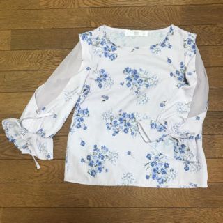 トッコ(tocco)のtocco closet 七分袖の異素材カットソー(カットソー(長袖/七分))