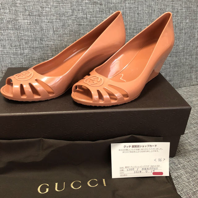 Gucci(グッチ)のGUCCI ラバーシューズ☆美品 レディースの靴/シューズ(ハイヒール/パンプス)の商品写真