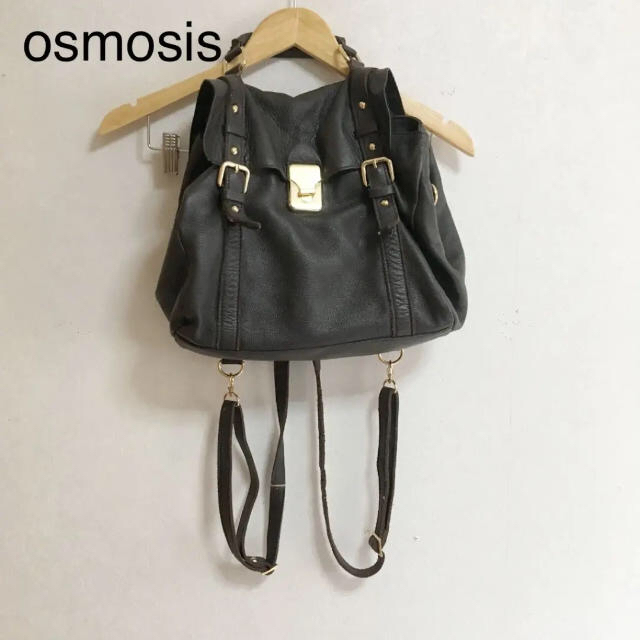 OSMOSIS(オズモーシス)のosmosis リュック ショルダーバッグ 牛革 レディースのバッグ(リュック/バックパック)の商品写真