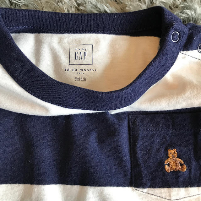 babyGAP(ベビーギャップ)の【baby Gap】半袖ロンパース  90cm キッズ/ベビー/マタニティのキッズ服男の子用(90cm~)(Tシャツ/カットソー)の商品写真